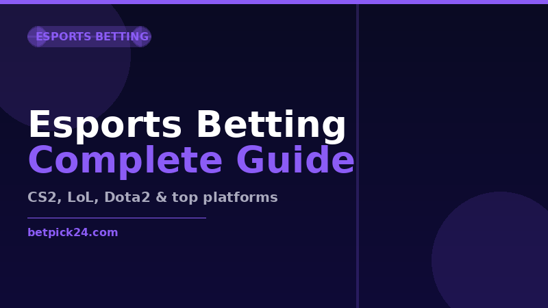 Esports Map Betting Strategy — LoL and CS Guide 2026
