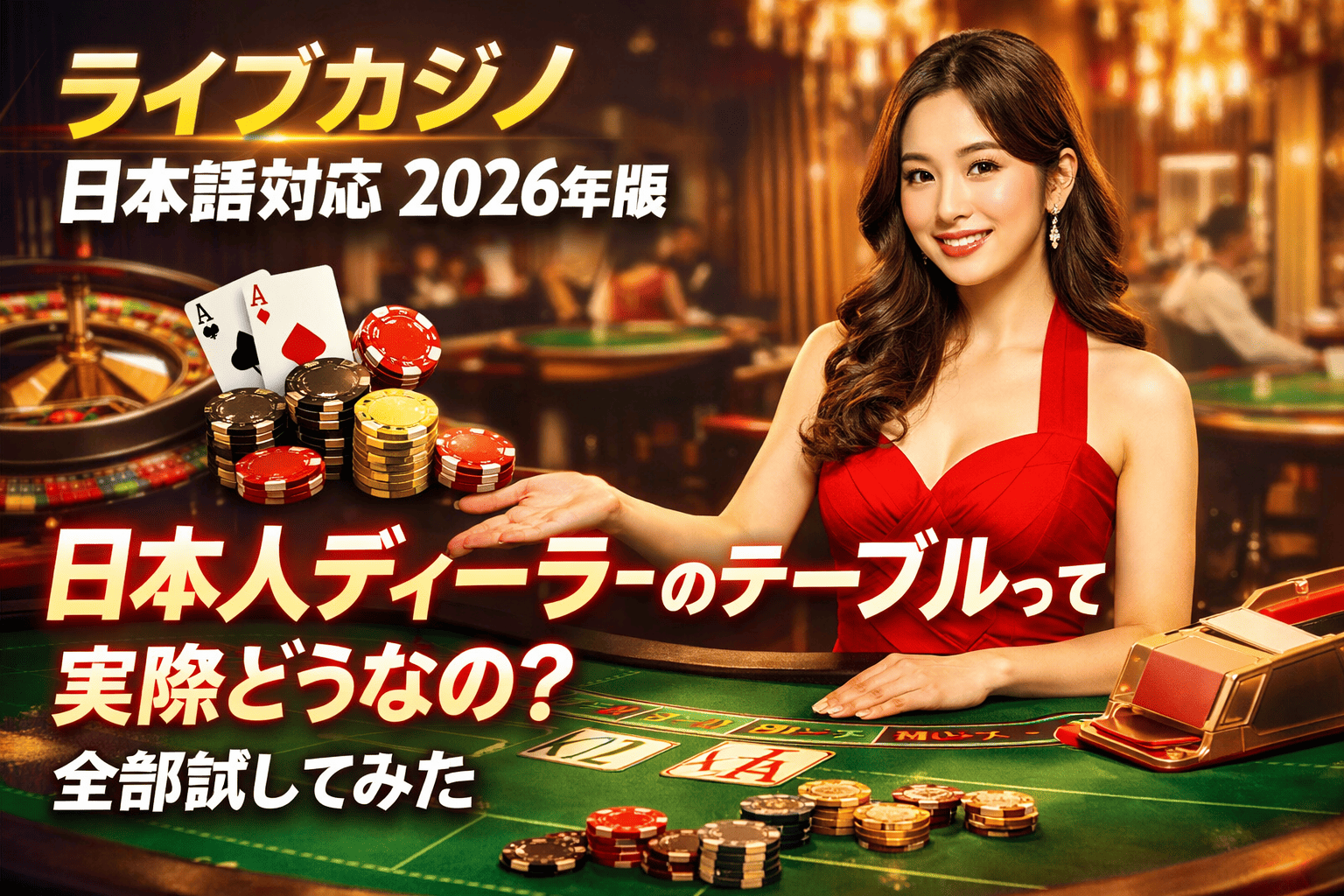 日本人ディーラーのテーブルって実際どうなの？全部試してみた