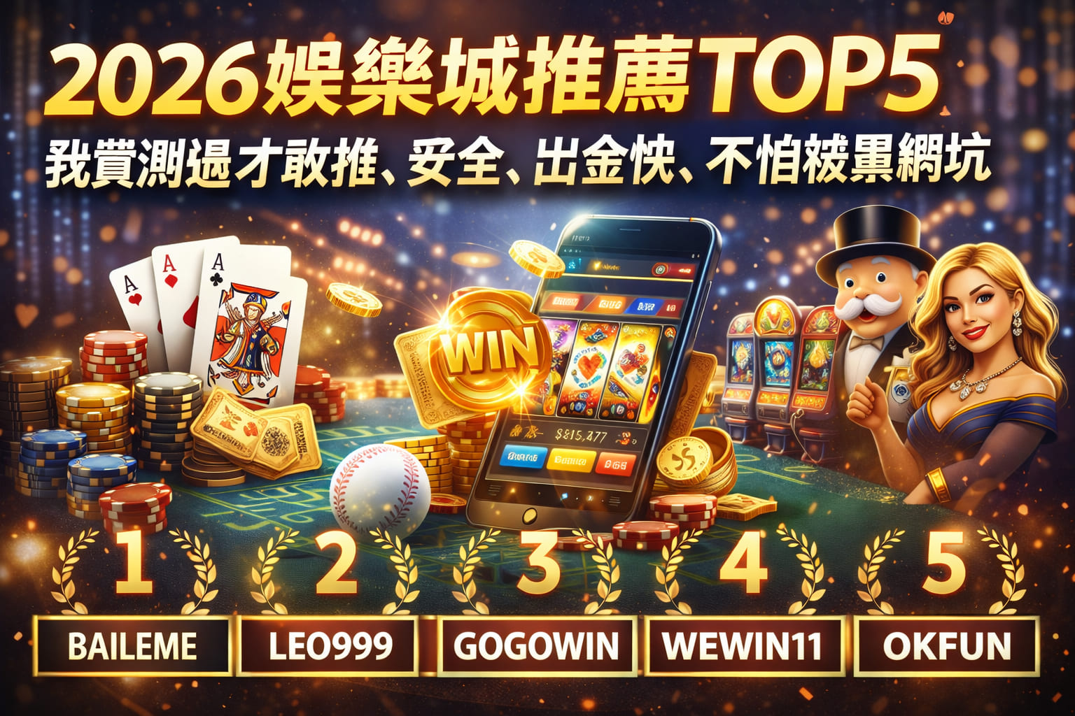 2026娛樂城推薦TOP5