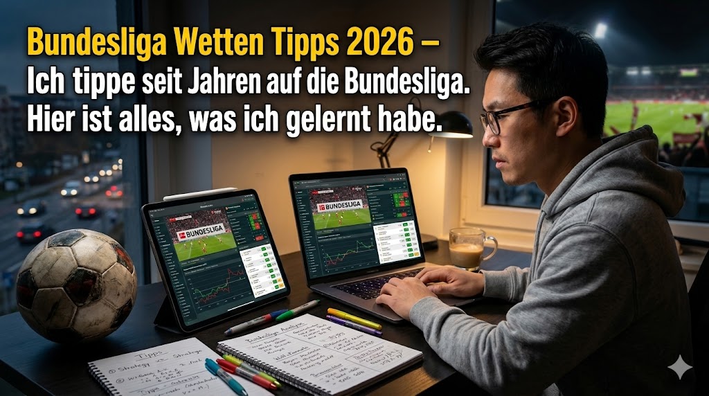 Bundesliga Wetten Tipps 2026 – Ich tippe seit Jahren auf die Bundesliga. Hier ist alles, was ich dabei gelernt habe.