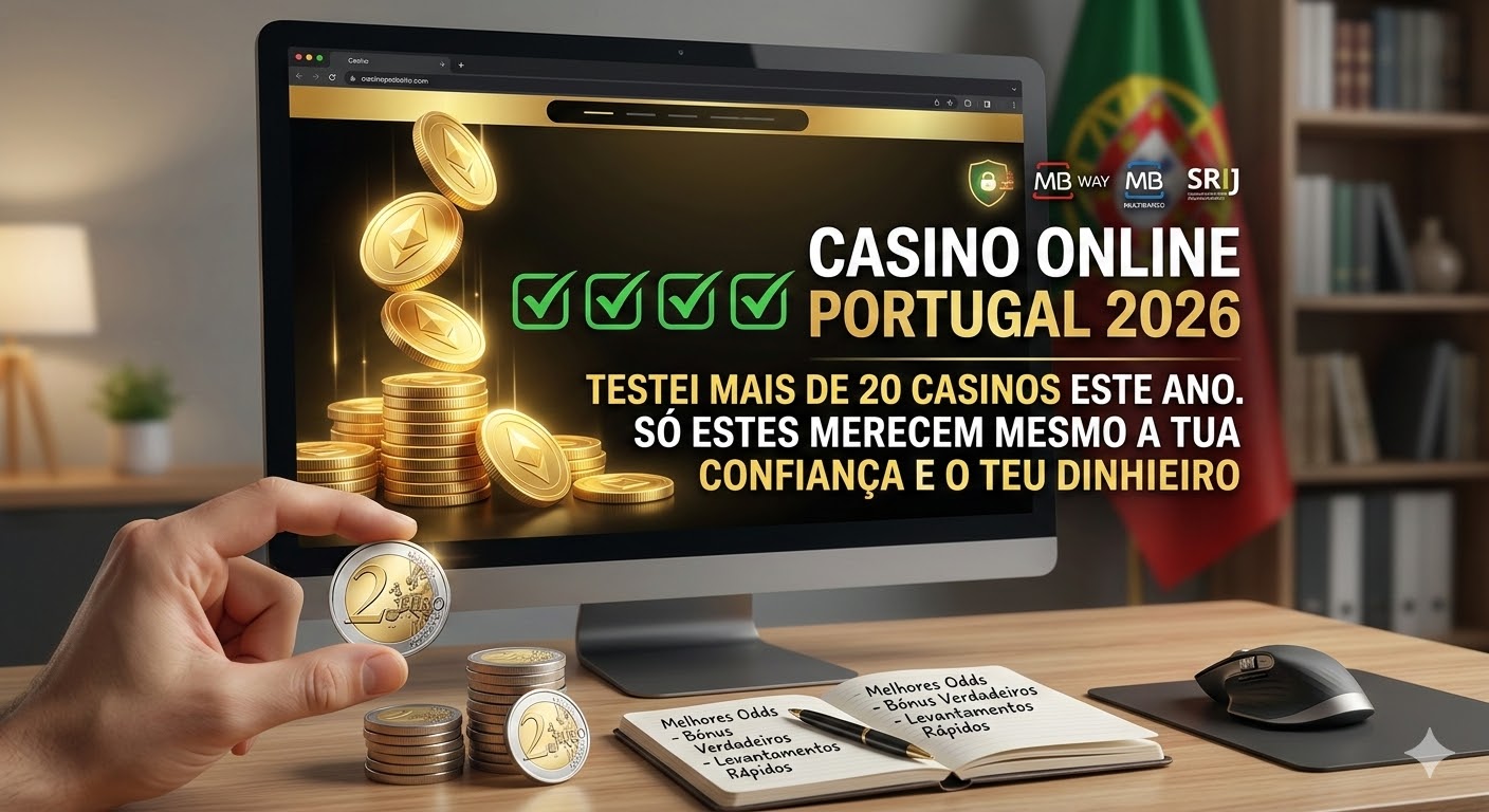 Casino Online Portugal 2026 – Testei mais de 20 casinos este ano. Só estes merecem mesmo a tua confiança e o teu dinheiro.