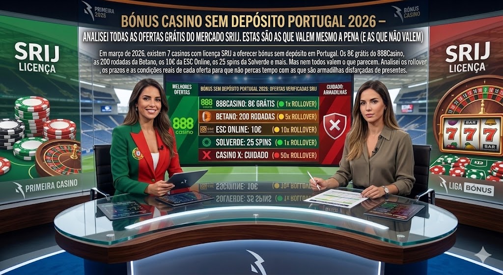 Bónus Casino Sem Depósito Portugal 2026
