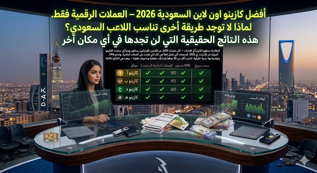 أفضل كازينو اون لاين السعودية 2026 – العملات الرقمية فقط. لماذا لا توجد طريقة أخرى تناسب اللاعب السعودي؟