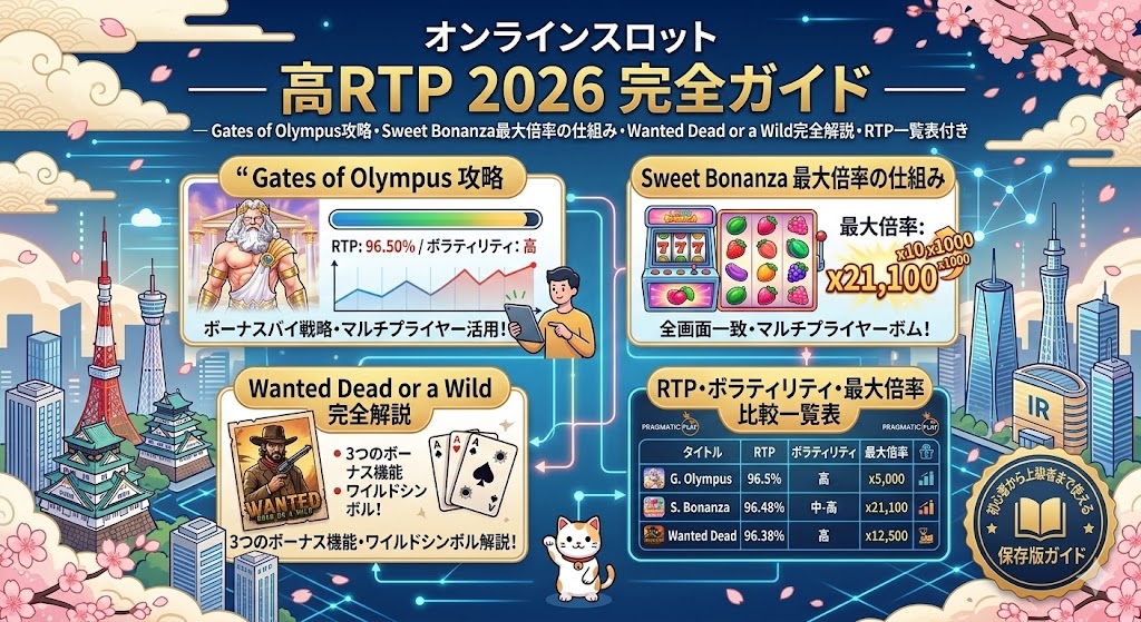 オンラインスロット 高RTP 2026 完全ガイド