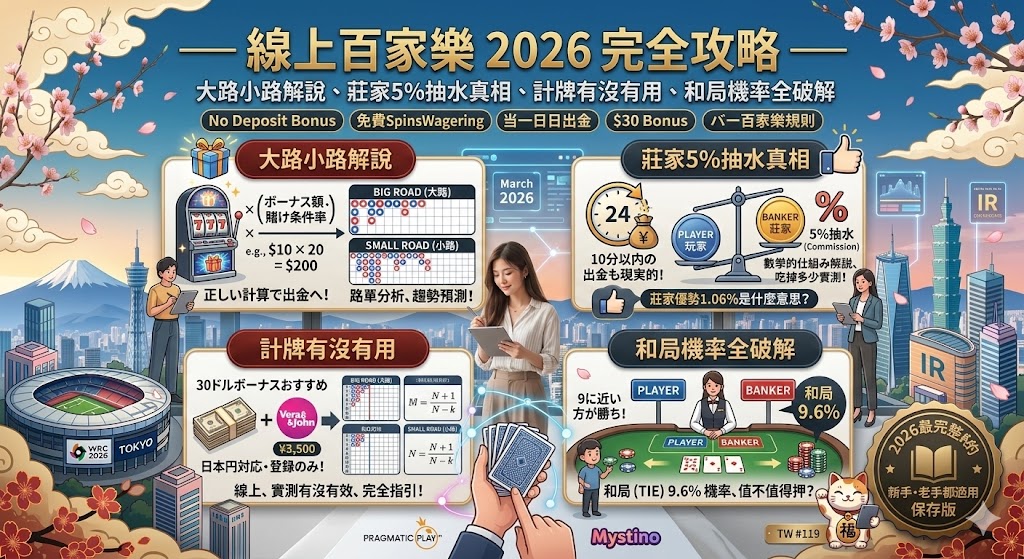 線上百家樂 2026 完全攻略