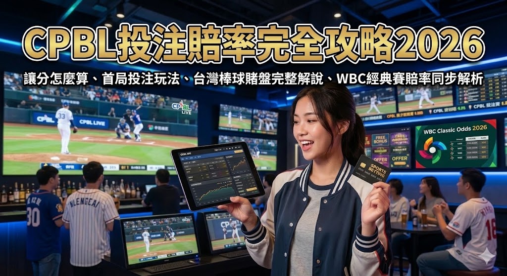 CPBL 投注賠率完全攻略 2026 — 讓分怎麼算、首局投注玩法、台灣棒球賭盤完整解說、WBC經典賽賠率同步解析