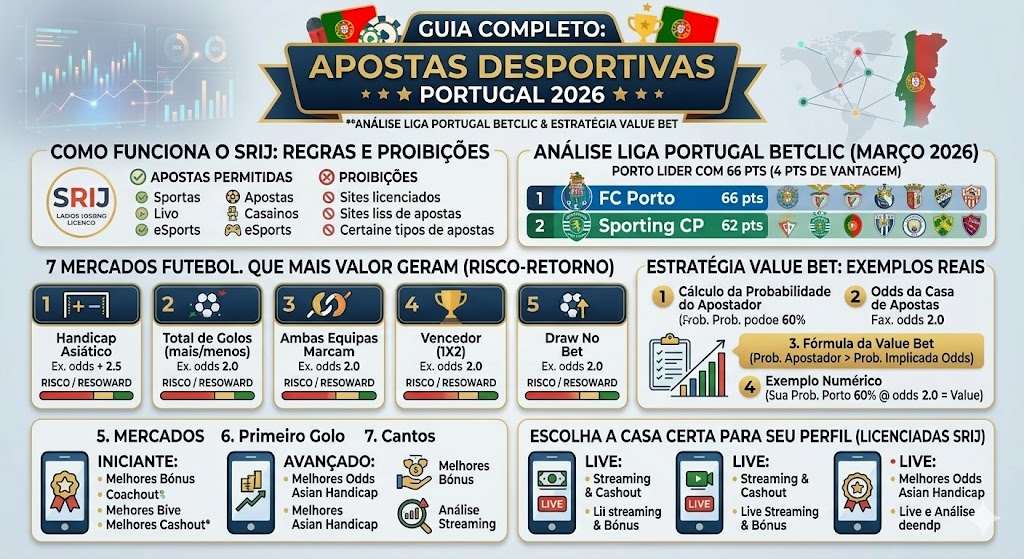 Apostas Desportivas Portugal 2026
