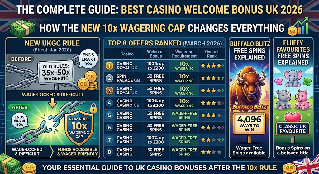 Best Casino Welcome Bonus UK 2026