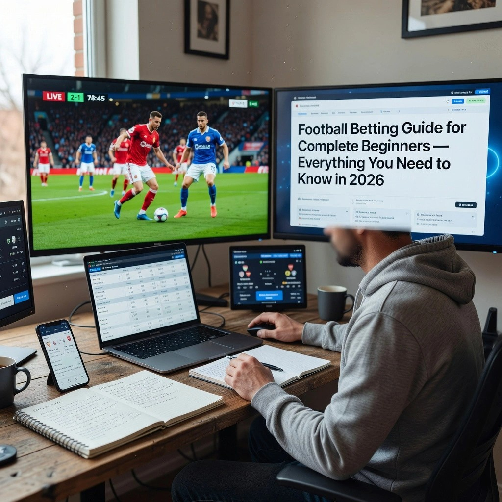 Football Betting Guide for Complete Beginners — Everything You Need to Know in 2026