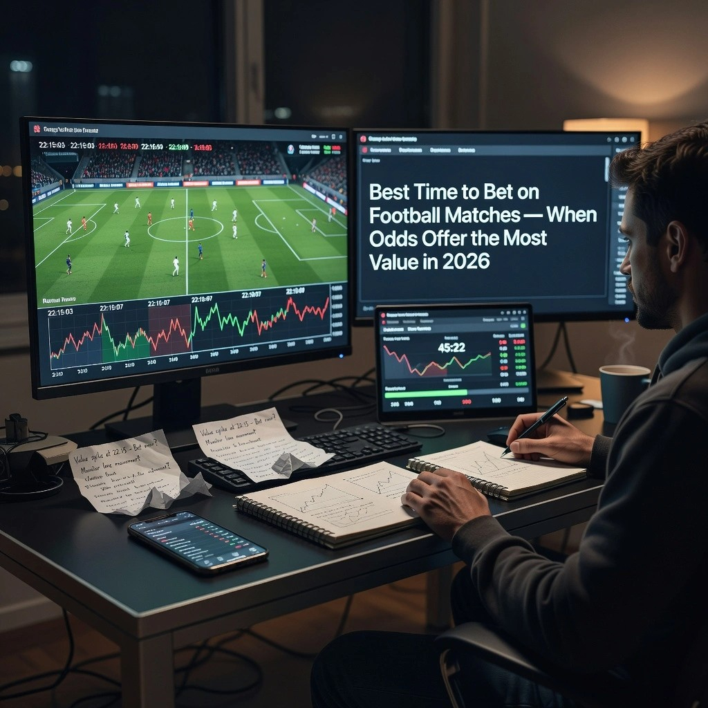 Best Time to Bet on Football Matches — When Odds Offer the Most Value in 2026
