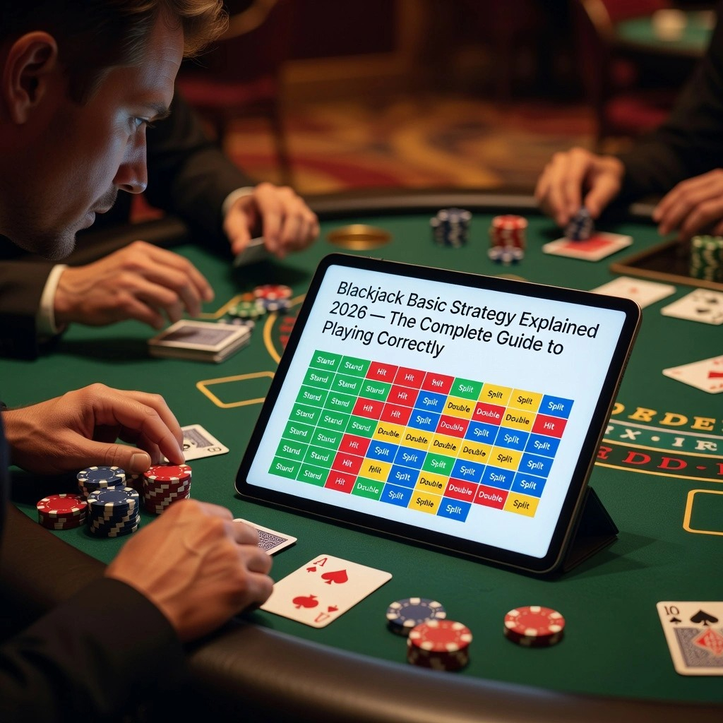 Blackjack Basic Strategy Explained 2026 — The Complete Guide to Playing Correctly