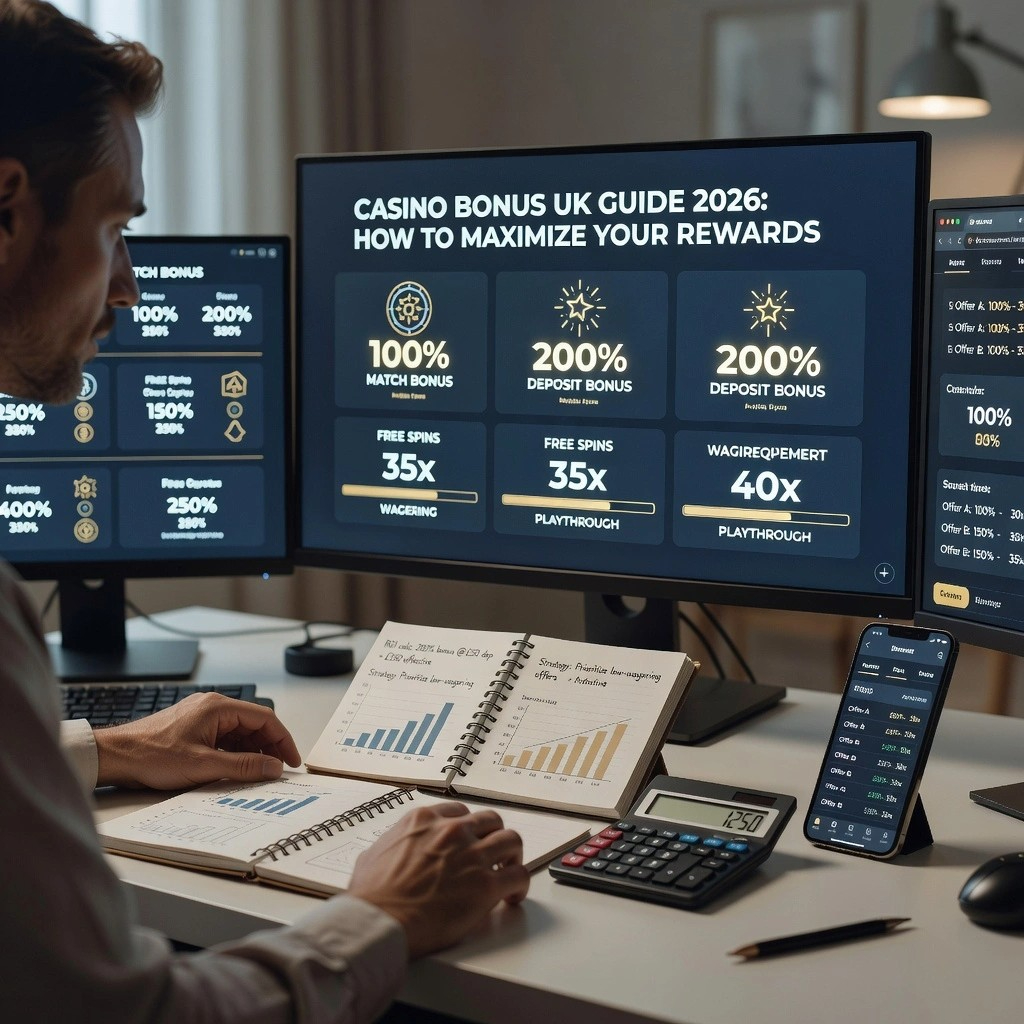 CASINO BONUS UK GUIDE 2026: HOW TO MAXIMIZE YOUR REWARDS