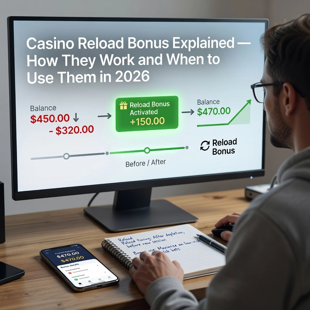 Casino Reload Bonus Explained — How They Work and When to Use Them in 2026