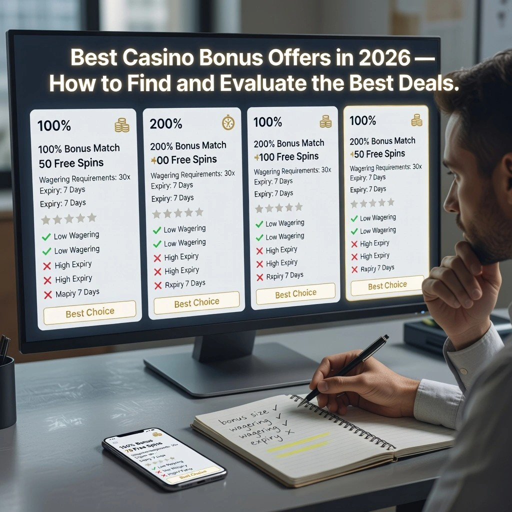 Best Casino Bonus Offers in 2026 — How to Find and Evaluate the Best Deals