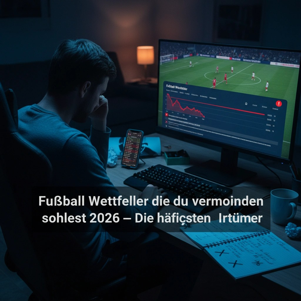 Fußball Wettfehler die du vermeiden solltest 2026 — Die häufigsten Irrtümer